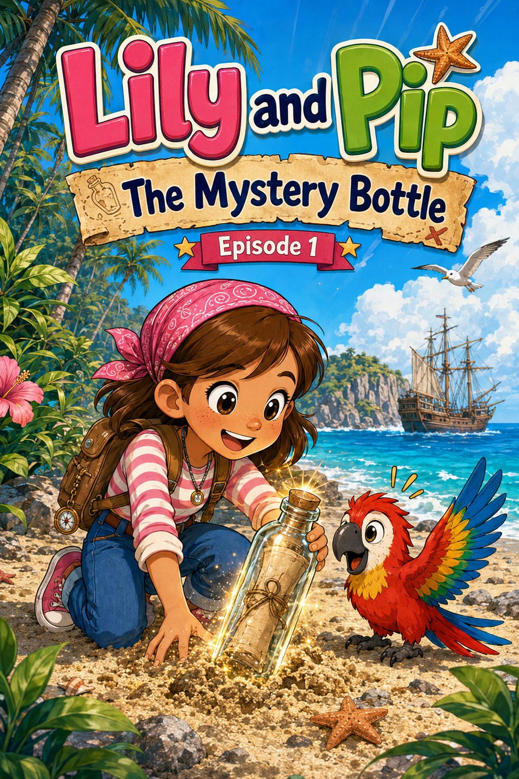 Lily and Pip The Mystery Bottle Episode 1 comic cover