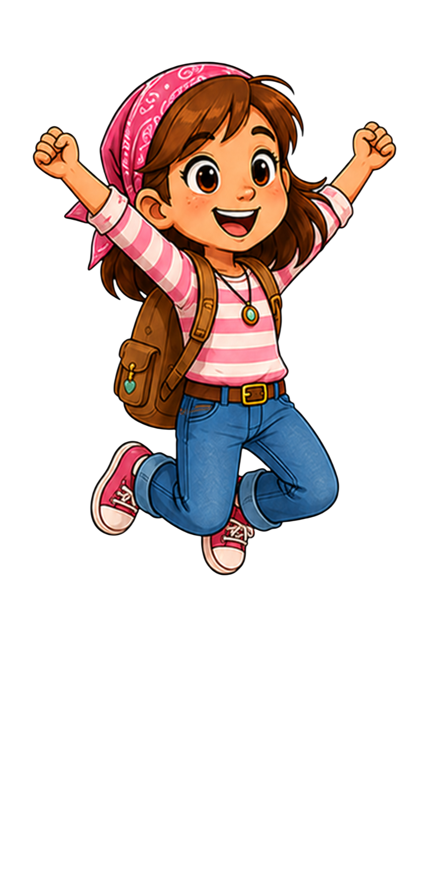 Games for kids - Lily jumping in Magic Dash