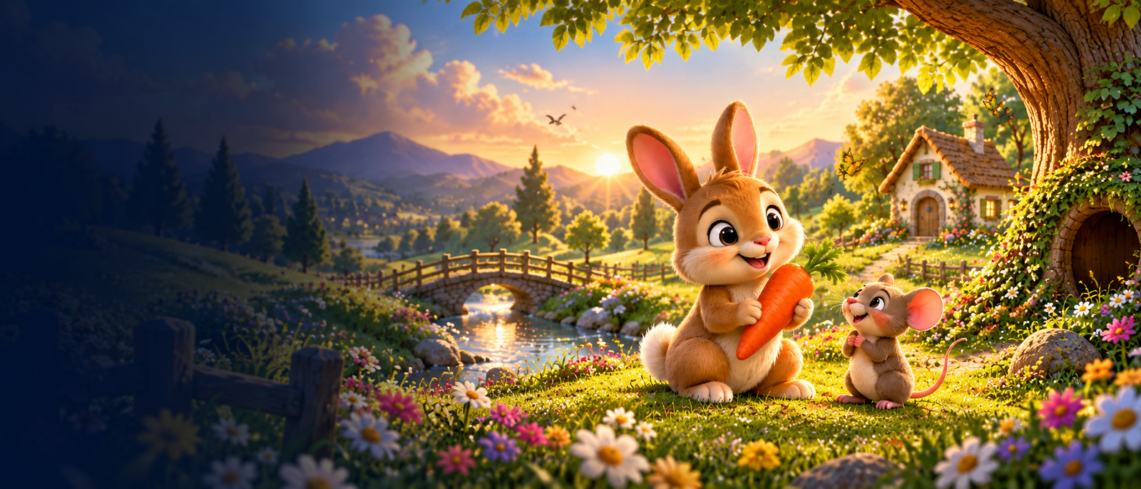 Benny the Bunny and the Lost Carrot bedtime story hero