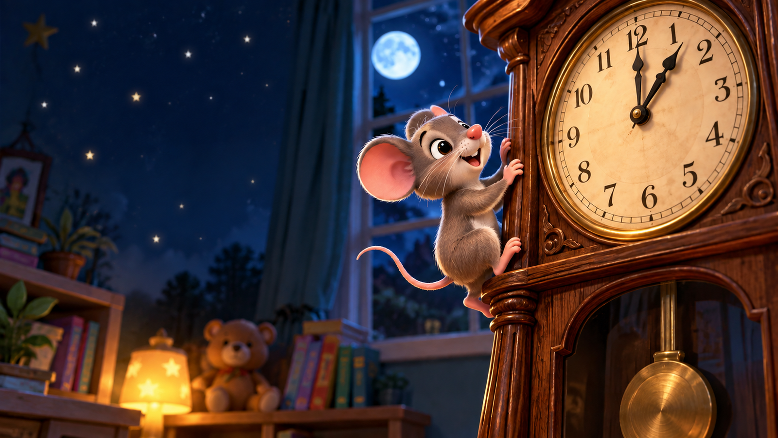 Hickory Dickory Dock poem for kids